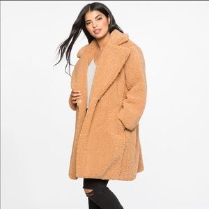 Eloquii Teddy Coat